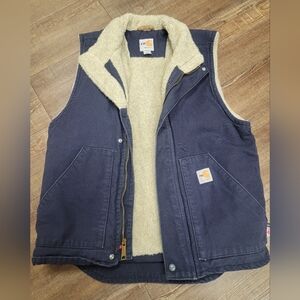 Carhartt fr sherpa vest. Size small. Like new!